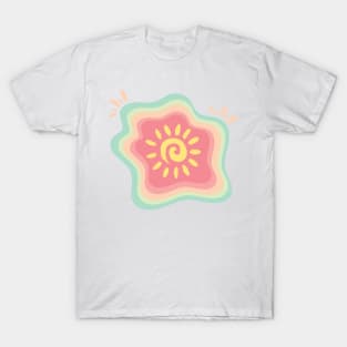 Sunshine Sherbet Ice cream Design T-Shirt